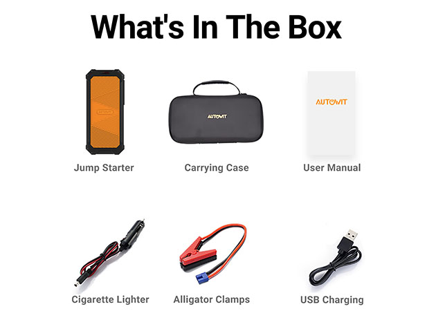 Autowit SuperCap 2: 12V Battery-Less Portable Jump Starter