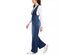 Dollhouse Women's Juniors' Sleeveless V-Neck Denim Jumpsuit Blue Size 7