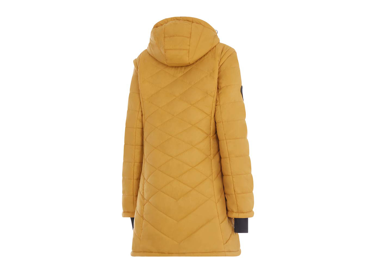Women's Helios Hybrid Heated Coat (Golden/Medium)