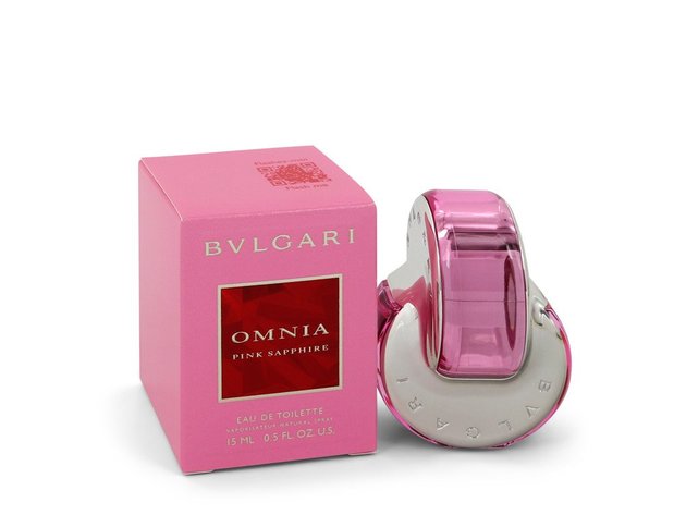 Omnia Pink Sapphire by Bvlgari Eau De Toilette Spray .5 oz