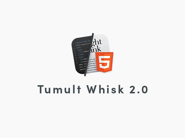 Tumult Whisk 2.0 HTML & PHP Editor