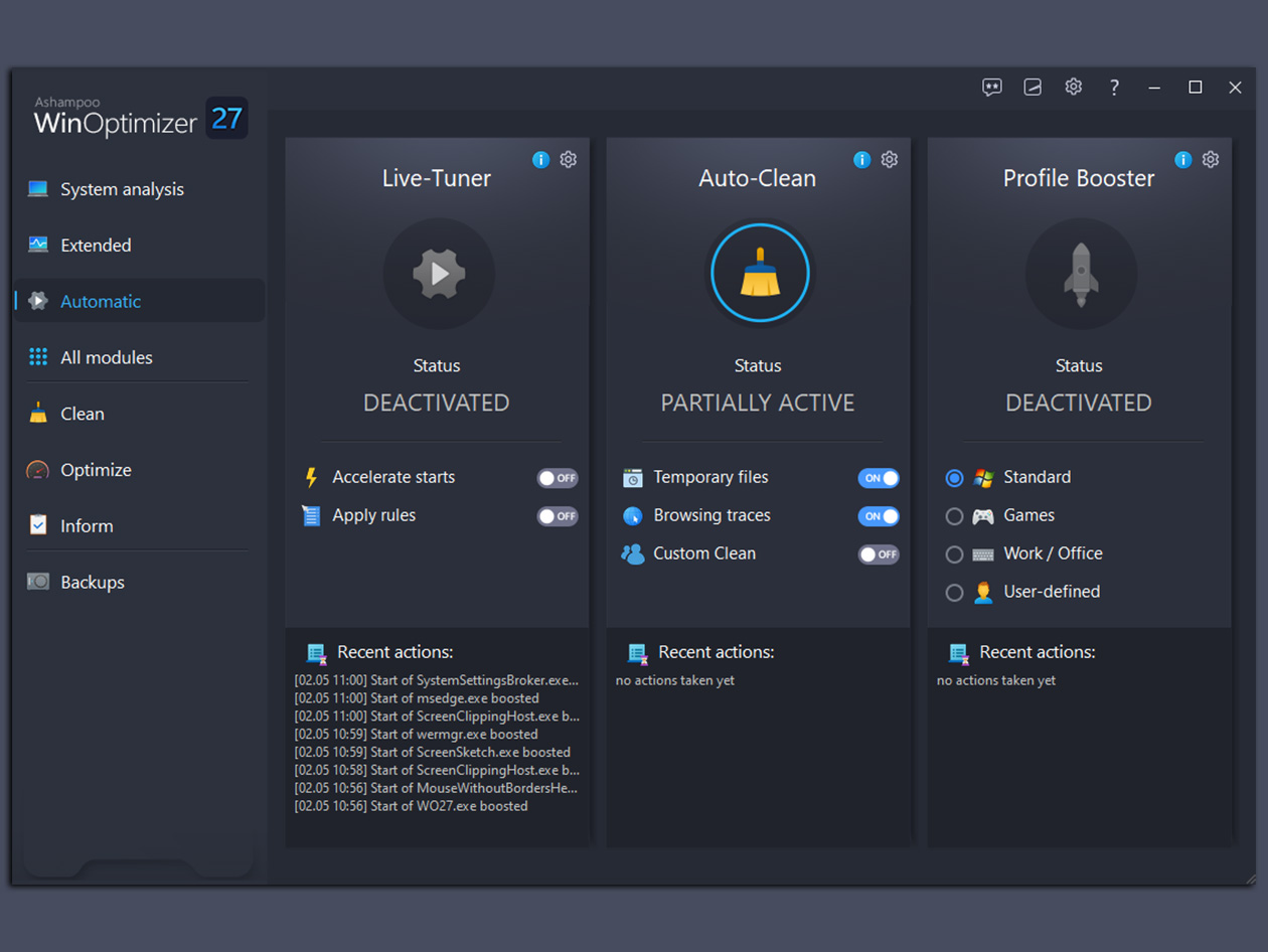 Ashampoo WinOptimizer 27: Lifetime License [Digital Key]