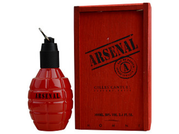 ARSENAL RED NEW by Gilles Cantuel EAU DE PARFUM SPRAY 3.4 OZ For MEN