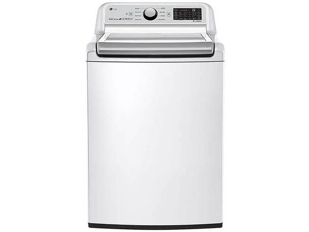 LG WT7300CW 5 Cu. Ft. White Electric Top Load Smart Washer