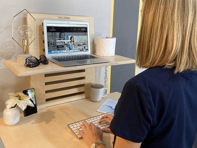 WallStand: Adjustable Wall-Mounted Standing Desk