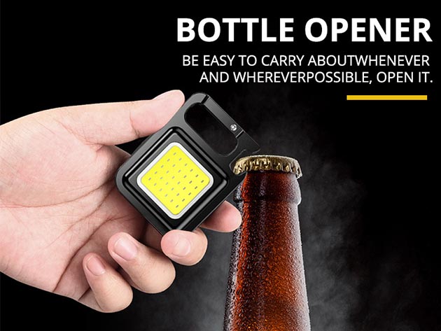 Key Cob Keychain Flashlight (4-Pack)