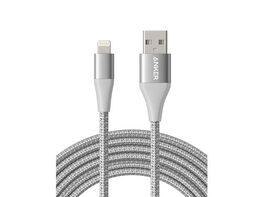 Anker 551 USB-A to Lightning Cable Silver / 10ft