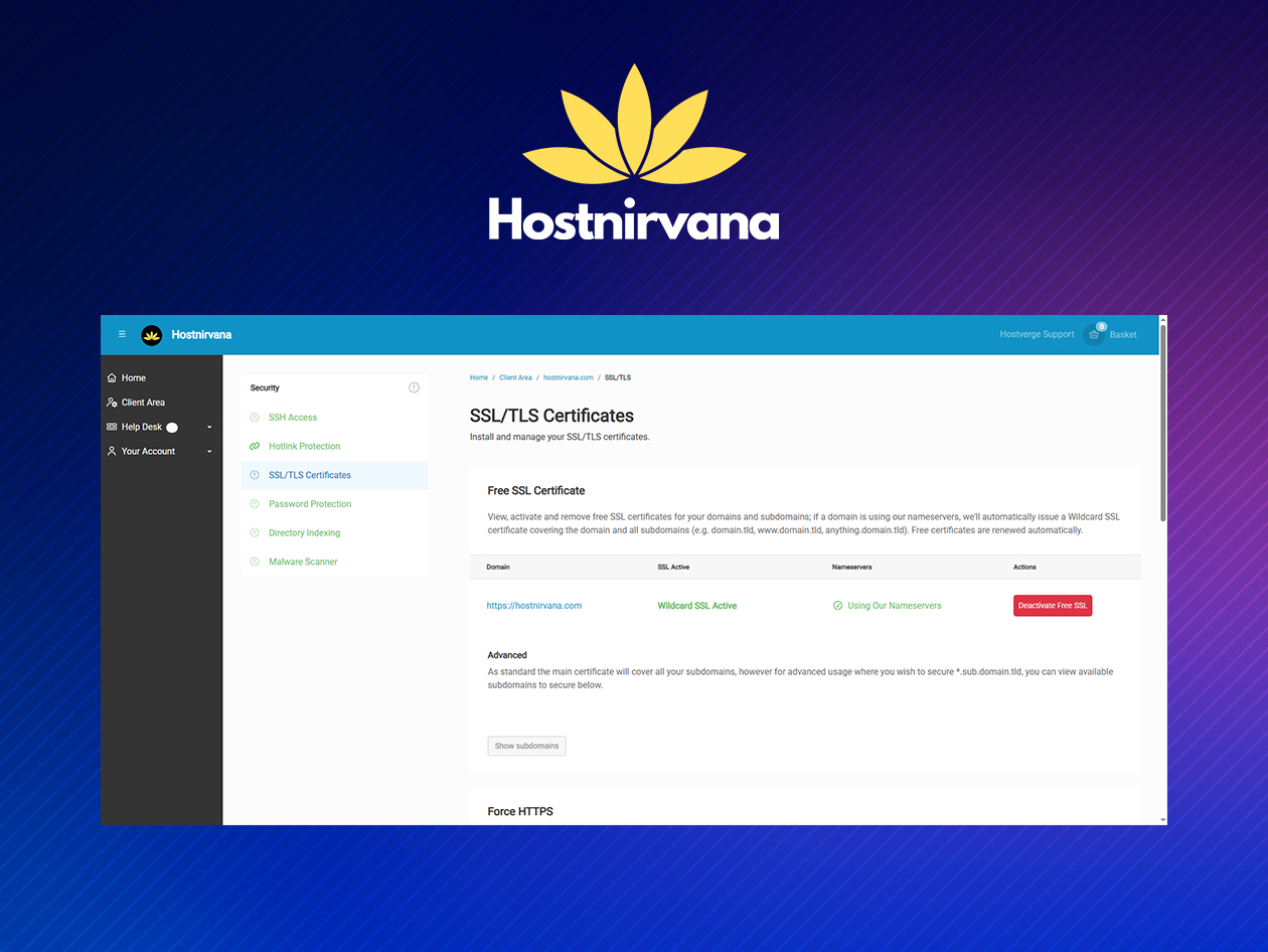 Hostnirvana Website Hosting: Lifetime Subscription (10 Websites)