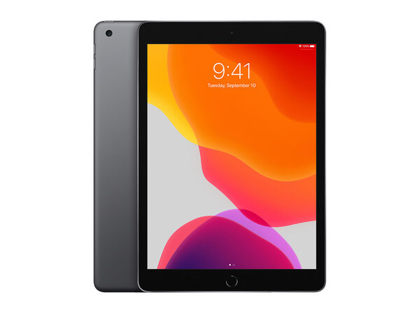 Apple iPad (2019) 7th Gen 32GB Wi-Fi Space Gray with Case