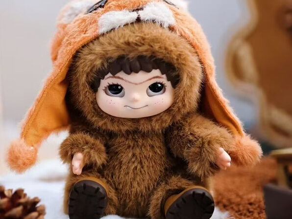Wakuku Adorable Collectible Figure (Brown/Orange) | StackSocial