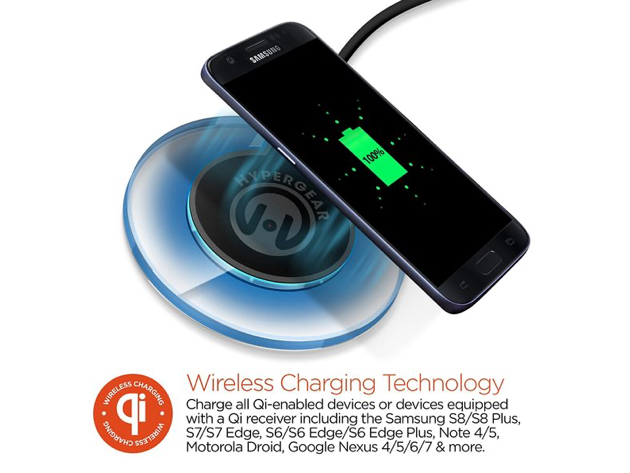 HyperGear Wireless Charger PowerPort Qi Wireless Charging Pad - Used