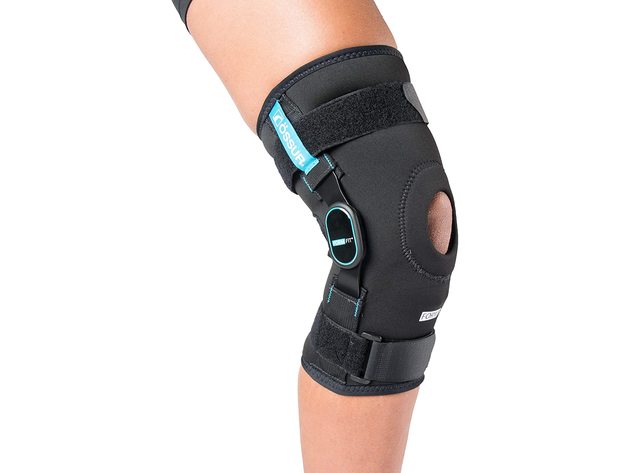 Ossur Formfit Range of Motion Short Knee Sleeve, Medium: 18.5 Inches - 21 Inches Circumference, Black