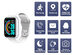 D20 Waterproof Smart Watch (White)