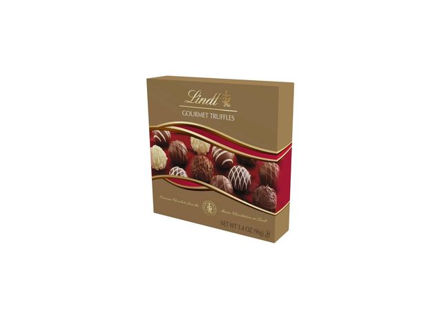 Lindt Lindor Gold Highest Quality Gifting Gourmet Truffles Chocolate Box, 3.4 Ounce