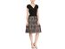 Sl Fashions Women's Embellished Floral-Print A-Line Dress Black Size 16