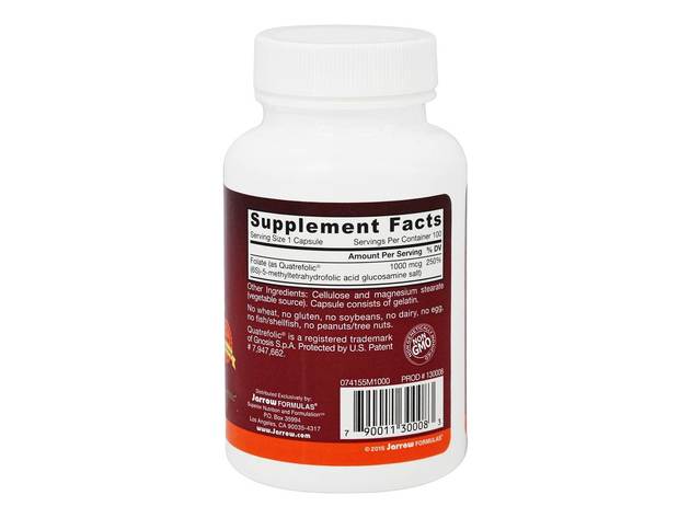 Jarrow Formulas - Methyl Folate - 100 Capsules