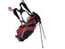 Costway Golf Stand Cart Bag Club w/6 Way Divider Carry Organizer Pockets Storage Red 