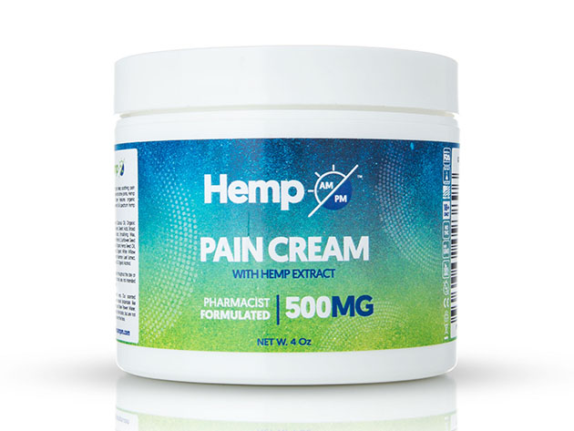 AM/PM Hemp Pain Relief Cream (500mg)
