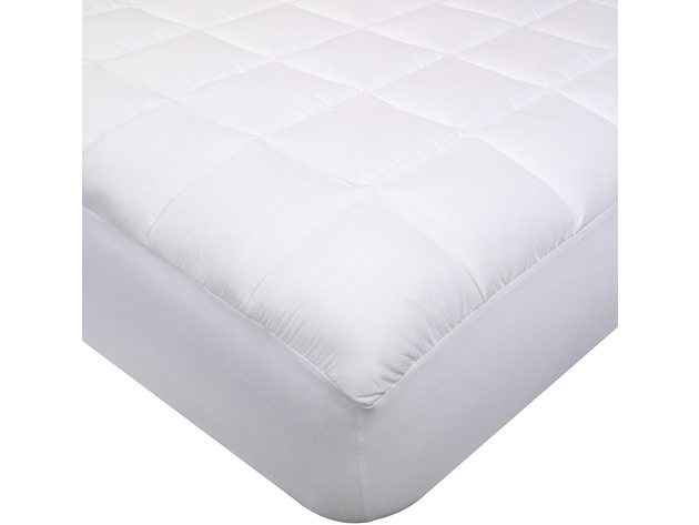 WellRest Soft Defense Mattress Pad with NeverWet Technology, Waterproof & Stain Resistant - White