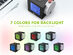 BALDR Projection Alarm Clock with 7 Colorful Backlit