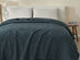 Vintage Cotton Waffle Blanket (Queen/Indigo)