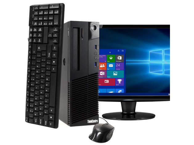 Lenovo ThinkCentre M93P Desktop Computer PC, 3.20 GHz Intel i5 Quad Core Gen 3, 16GB DDR3 RAM, 1TB Hard Disk Drive (HDD) SATA Hard Drive, Windows 10 Professional 64bit (Renewed)