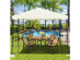 Costway 10'x10' Steel Frame Patio Gazebo Canopy Tent Shelter Patio Party Awning - Beige