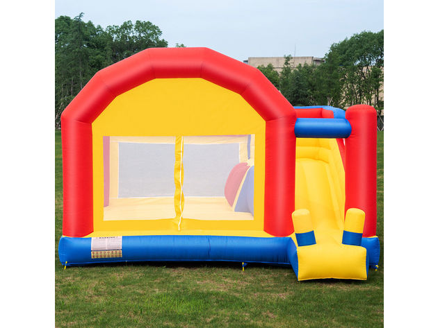 Costway Inflatable Bounce House Slide Bouncer Castle Jumper Playhouse w/ 950W Blower 