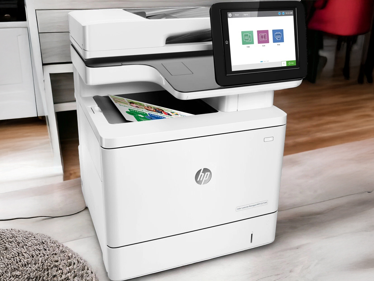 HP Color LaserJet Managed MFP E57540dn Printer (Refurbished)