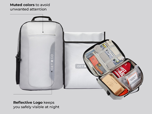 GetxGo® Pre-Filled Prep Kit (READY Pack Combo, Fire/Water-Resistant)
