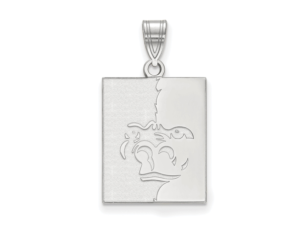 14k White Gold Pittsburg State Large Pendant