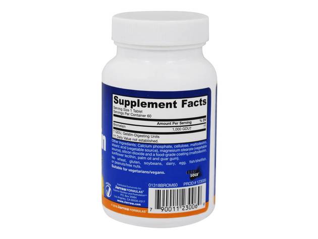 Jarrow Formulas - Bromelain 1000 500 mg. - 60 Tablets