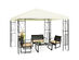 Costway 10'x10' Steel Frame Patio Gazebo Canopy Tent Shelter Patio Party Awning - Beige