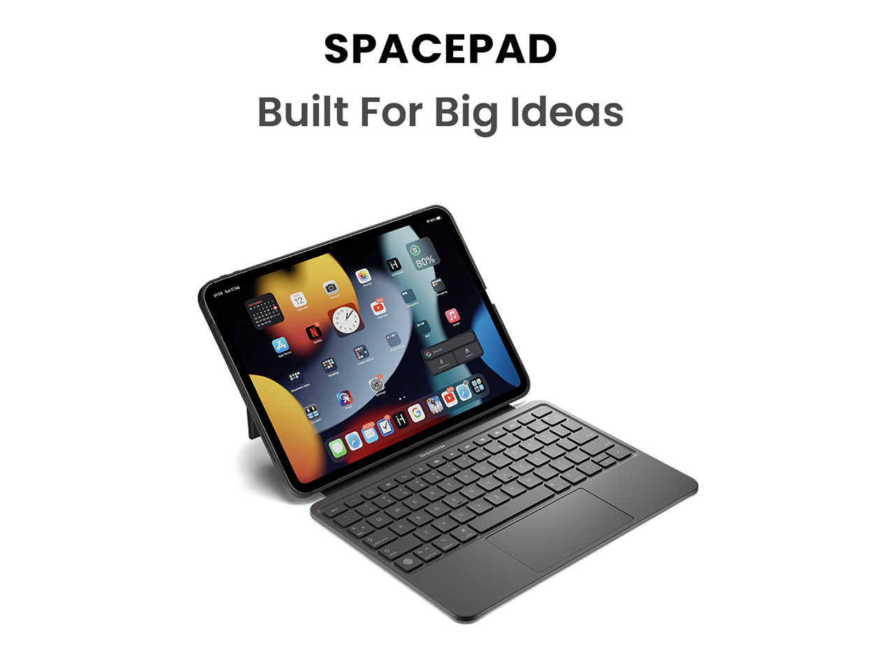 SpacePad iPad Keyboard for Air 13" (24/25) & Pro 12.9" (18-22)