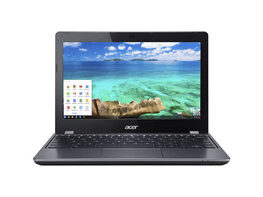 Acer C740-C4PE 11" Chromebook, 1.6GHz Intel Celeron, 4GB RAM, 16GB SSD, Chrome (Grade B)