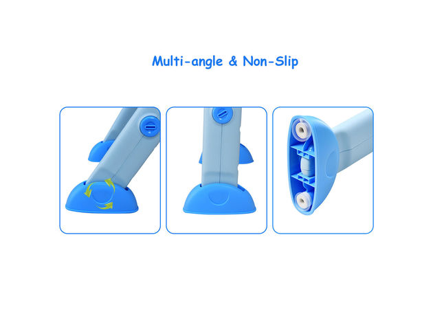 Costway Toddler Toilet Potty Training Seat with Sturdy Non-Slip Ladder Step Boys & Girls - Blue