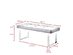 Oliver Velvet Bench Grey