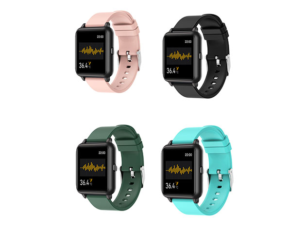 OXITEMP Smart Watch with Live Oximeter (Teal)