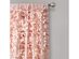 Lush Decor Riley Curtain Sheer Ruffled Textured Bow Window Panel, 95"L - Blush (Used, No Retail Box)