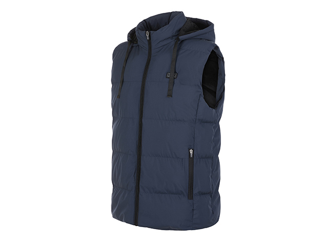 Helios Paffuto Heated Unisex Vest with Power Bank (Blue/Small)