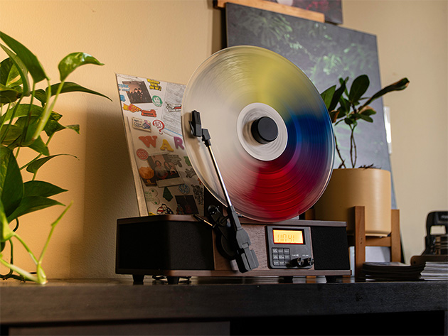 Fuse Wrap Vertical Vinyl Record Player