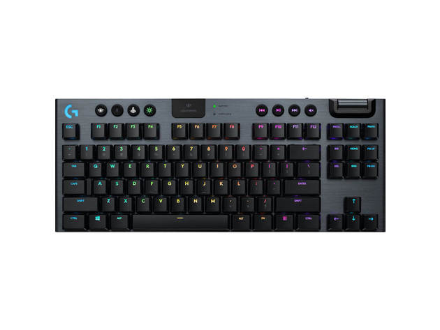 Logitech 920009495 G915 TKL Tenkeyless Lightspeed Wireless RGB Mechanical Gaming Keyboard