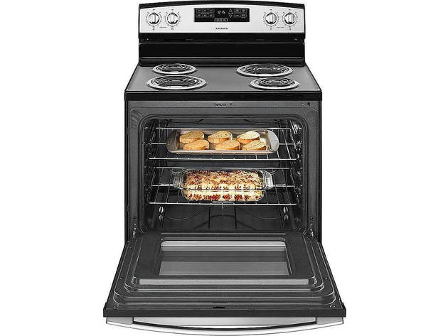 Amana 544Q2UA#ABA 4.5 Cu. Ft. Stainless Electric Range with Bake Assist Temps