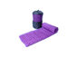 Non-Slip Yoga and Pilates Towels with Bag (Purple)