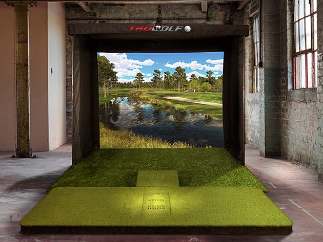Vista 10X Portable Golf Simulator + Premium Courses