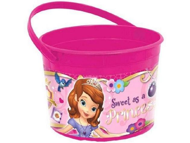 Sofia the First Plastic Favor Bucket Container ( 1pc )