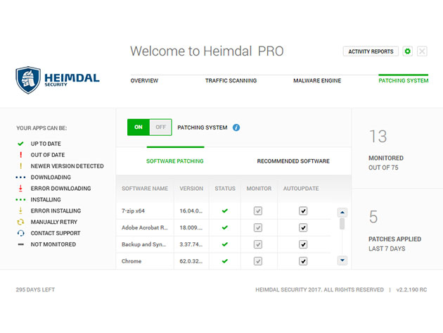 Heimdal PRO Anti-malware: Lifetime Subscription (1 PC)