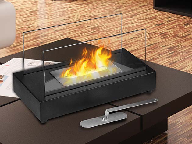 Smokeless Bio-Ethanol Tabletop Fireplace