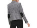 Tommy Hilfiger Women's Marled Peak-Lapel Blazer Gray Size 2
