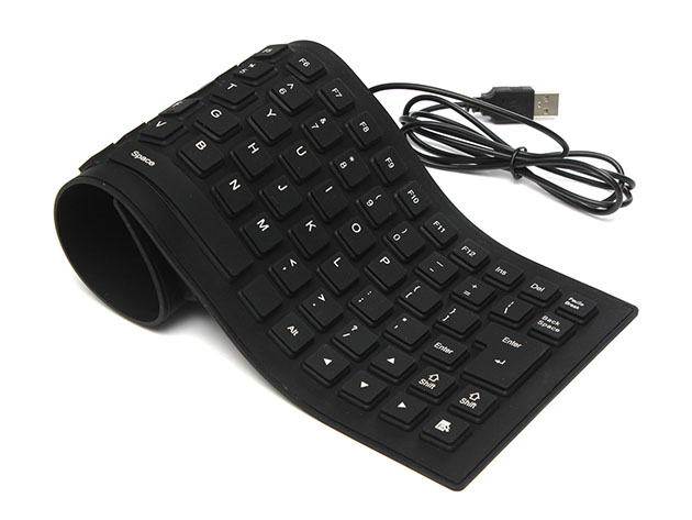 Portable Flexible Silicone Keyboard